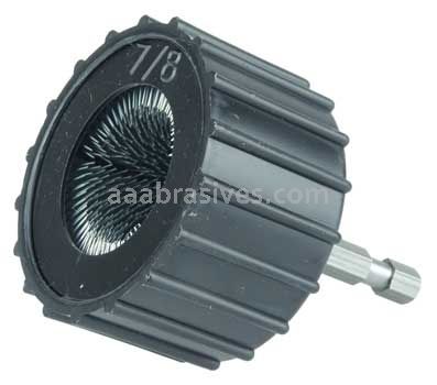 Weiler 44738 External Tube Fitting Brush 7/8" O.D. 1/4" Stem