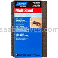 Norton 4-7/8 x 2-7/8 x 1 80/120 Med/Fine Norton Dual Angle Drywall Sanding Sponges