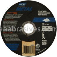 Norton 5 x .040 x 7/8 Metal/D Sides Reinforced Type 01 Straight Wheels