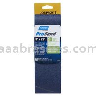 Norton 3 x 21 ProSand Cloth Portable Belt 80 Grit R831 ZA