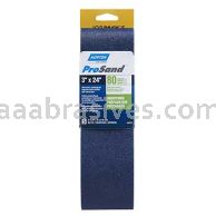 Norton 3 x 24 ProSand Cloth Portable Belt JobPack 80 Grit R831 ZA