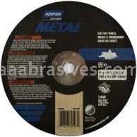 Norton 8 x 1/8 x DM-5/8 Metal Reinforced Type 01 Straight Wheels