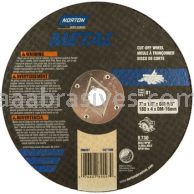 Norton 7 x 1/8 x DM-5/8 Metal Reinforced Type 01 Straight Wheels
