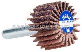 1-1/2 x 1-1/2 x 1/4 40 Merit High Performance Mini Grind-O-Flex Small Diameter Flap Wheel