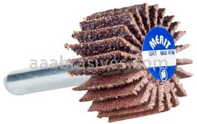 Merit Abrasives 08834131536 1 x 5/8 x 1/4 Small Diameter Flap Wheels With 1/4" Steel Shank 180 Grit Merit High Performance Ceramic/AO