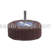 Merit Abrasives 08834131921 3 x 1 x 1/4 Shank A/O Medium Merit Flap Wheel Spindle Mounted