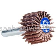 Merit Abrasives 08834137105 1 x 5/8 x 1/4 Small Diameter Flap Wheels With 1/4" Steel Shank 40 Grit Merit High Performance Ceramic/AO