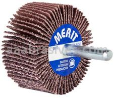 3 x 1 x 1/4 120 Grit Merit Metal Alo Small Diameter Flap Wheels