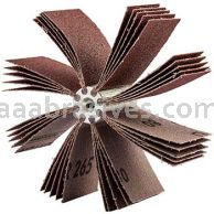 3-1/8 to 4 /180 /B-820 /Merit Aluminum Oxide /Bore Polishers