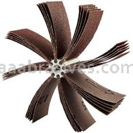 4-1/4 to 5-1/4 60 Grit B-825 Merit Aluminum Oxide Bore Polishers