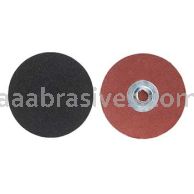 3" 40 Grit Merit Silicon Carbide QC-T2 PowerLock Quick Change Discs