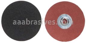 3" 60 Grit Merit Silicon Carbide T2 PowerLock Quick Change Discs