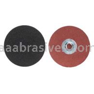 Merit 08834165274 3" 180 Grit Silicon Carbide Type 2 Quick Change Discs