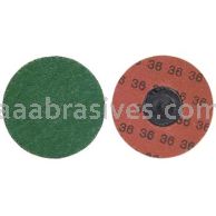 3" 36 Grit Merit Zenith Ceramic Fiber F986 Quick Change Discs T3