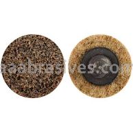 Merit Abrasives 08834166248 1" Merit A/O Coarse Type 3 Merit Rapid Prep Quick Change Discs with Locking Attachment