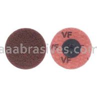 Merit Abrasives 08834166286 3" Merit A/O Very Fine Type 1 Quick Change Buffing Discs with Locking Attachment