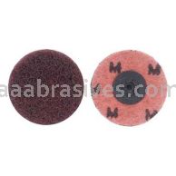 4" Merit A/O Medium Type 1 PLD Buffing Discs with Locking Attachment