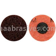 1-1/2" Merit A/O Medium Type 3 Quick Change Buffing Discs