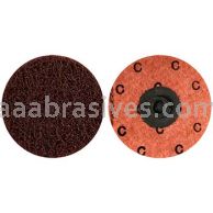 3" Merit A/O Coarse Type 2 Quick Change Buffing Discs