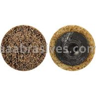 Merit Abrasives 08834166474 1" Merit A/O Coarse Type 2 Merit Rapid Prep Quick Change Discs with Locking Attachment