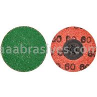 Norton 08834167026 2" 60 Grit TP Bluefire R887D Quick-change Discs