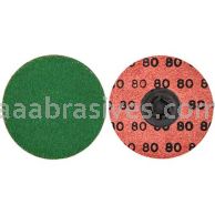 Norton 08834167034 3" 80 Grit TP Bluefire R887D Quick-change Discs