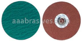1" 60 Grit Merit Zirc Plus QC-T2 R801 PowerLock Quick Change Discs