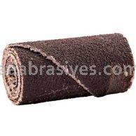 1/2 x 1 x 1/8 120 Grit Merit A/O Cartridge Rolls Straight Half-Glued