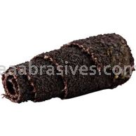 3/8 x 1 x 1/8 60 Grit Merit A/O Full-Tapered Spiral Rolls