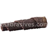 3/8 x 1-1/2 x 1/8 60 Grit Merit A/O Full-Tapered Spiral Rolls