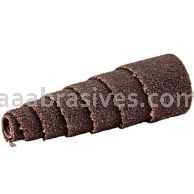 1/2 x 1-1/2 x 1/8 180 Grit Merit A/O Full-Tapered Spiral Rolls