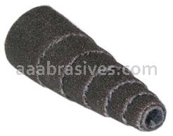 1/2 x 1-1/2 x 1/8 80 M-9 Merit Silicon Carbide Spiral Rolls Full-Tapered