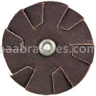 3" 80 1/4-20 Merit Aluminum Oxide Overlap Slotted Discs (2/Set)