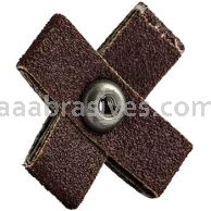 1-1/2 x 1-1/2 x 1/2 /60 / 8-32 /Merit Aluminum Oxide (8 Ply) /Cross Pads