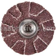 Merit Abrasives 08834184346 1" Overlap Slotted Discs 60 Grit Merit Aluminum Oxide  8-32 Eyelet