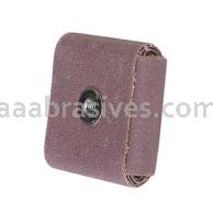 2 x 2 x 3/4 /80 /1/4-20 /Merit Aluminum Oxide Resin /Square Pads