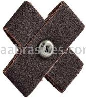 2 x 2 x 1 /120 / 8-32 /Merit Aluminum Oxide (8 Ply) /Cross Pads