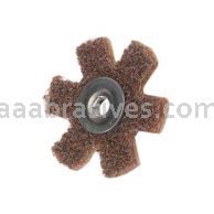 Merit Abrasives 08834185923 1-1/2 x 1/4-20 A/O Coarse Merit Type GD Surface Preparation Stars 1/4-20 Eyelet