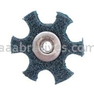 Merit Abrasives 08834185925 1-1/2 x 1/4-20 A/O Very Fine Merit Type GD Surface Preparation Stars 1/4-20 Eyelet