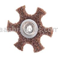 Merit Abrasives 08834185926 2 x 1/4-20 A/O Coarse Merit Type GD Surface Preparation Stars 1/4-20 Eyelet
