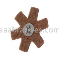 Merit Abrasives 08834185929 3 x 1/4-20 Eyelet A/O Coarse Merit Type GD Surface Preparation Stars