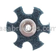 Merit Abrasives 08834185931 3 x 1/4-20 A/O Very Fine Merit Type GD Stars Surface Preparation Stars 1/4-20 Eyelet