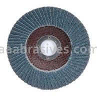 4-1/2 x 5/8-11 24 Grit Merit Type 29 Aluminum Plate Zirc Flap Discs