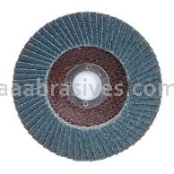 4-1/2 x 5/8-11 36 Grit Merit Type 29 Aluminum Plate Zirc Flap Discs
