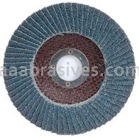 4-1/2 x 5/8-11 40 Grit Merit Type 29 Zirc Powerflex Flap Discs