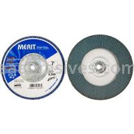 7 x 5/8-11 80 Grit Merit Type 29 Aluminum Plate Zirc Flap Discs