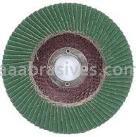 4-1/2 x 7/8 36 Grit Merit Premium Zirconia Plus Type 29 R801 Powerflex Flap Discs
