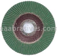 4-1/2 x 7/8 40 Grit Merit Premium Zirconia Plus Type 29 R801 Powerflex Flap Discs