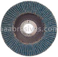 5 x 7/8 60 Grit Merit Metal Type 27 Zirc Powerflex Flap Discs