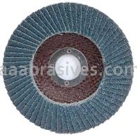 4-1/2 x 7/8 36 Grit Merit Type 27 Zirc Powerflex Flap Discs